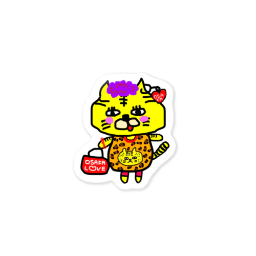 大阪のオバトラちゃん Sticker