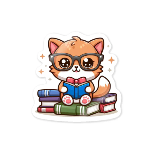 勉強猫 Sticker