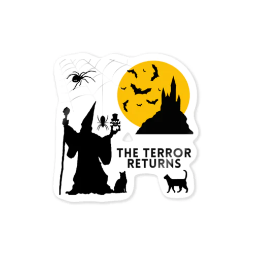 The terror returns（恐怖の復活） Sticker