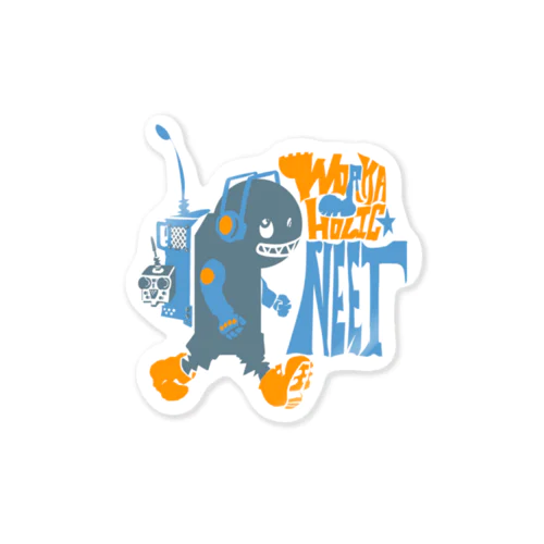 【WORKAHOLIC NEET】 Sticker