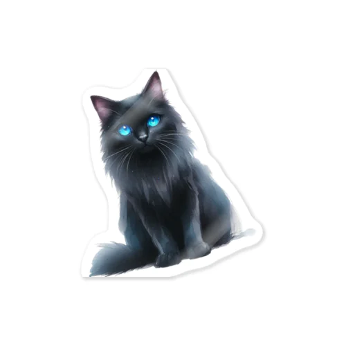 Blue eyes. Sticker