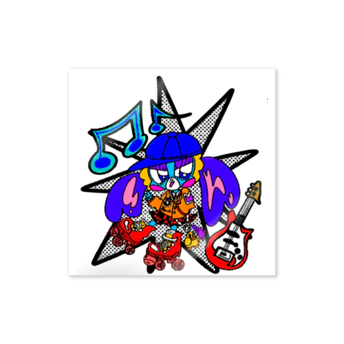 ロックな女の子⚡️🎸🎶 Sticker