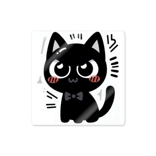 開運黒猫　NIGER  ニゲル Sticker