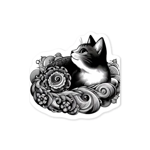 和柄猫 Sticker