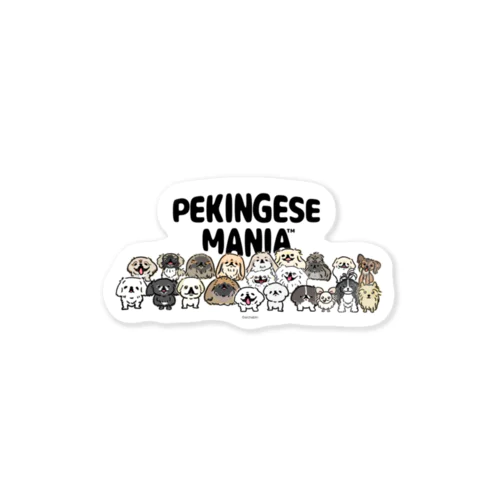 PEKINGESE MANIA Sticker