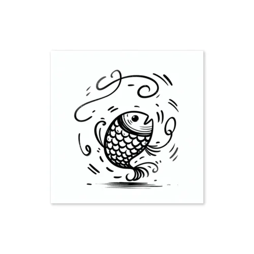 ダンスしまくる魚 Sticker