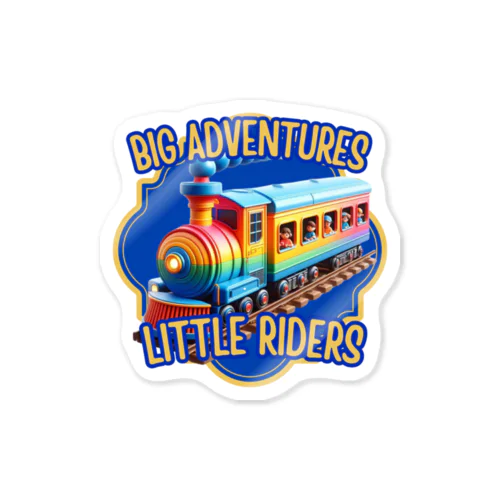 Big Adventures, Little Riders Sticker