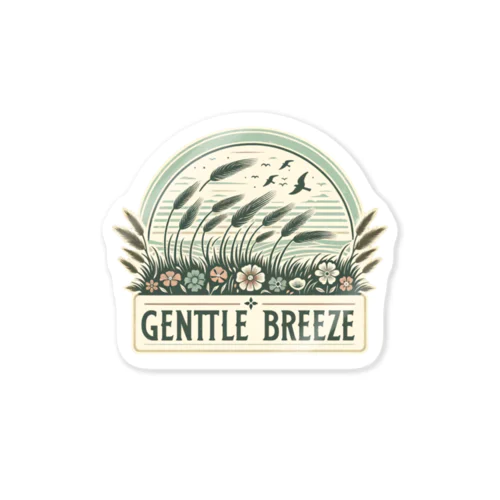 Gentle Breeze - そよ風 ステッカー