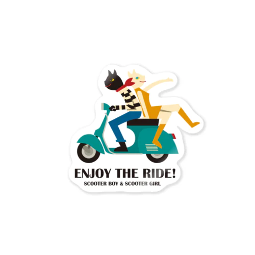 SCOOTER DATE Sticker