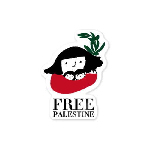 FREE PALESTINE ステッカー