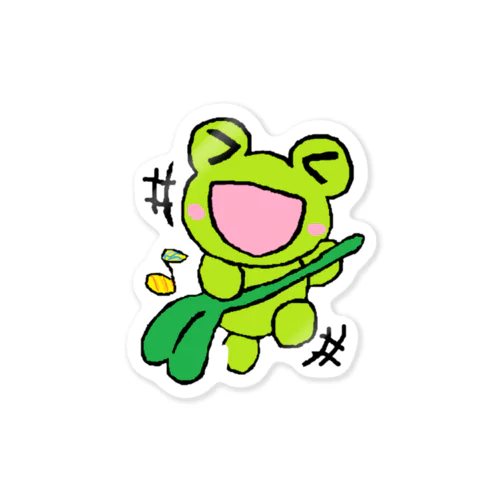 ダンシングあめかえる Sticker