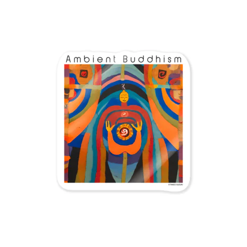 Ambient Buddhism Album Art T-Shirts Sticker