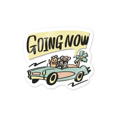 GOING NOW by ハムくんとコアラせんぱい Sticker