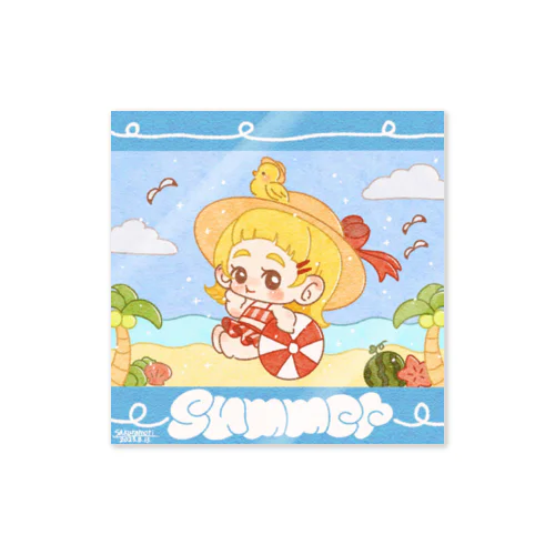 サマーガール Sticker