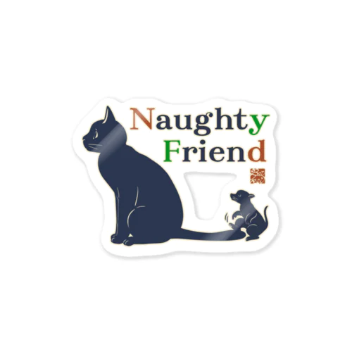 Naughty Friend Sticker