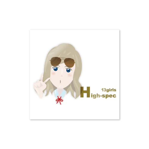 13girls H - キャシー・ロビンソン（フルカラー） Sticker