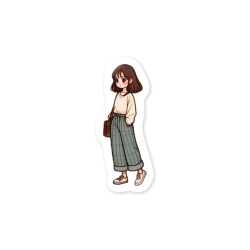 何しようかなガール Sticker