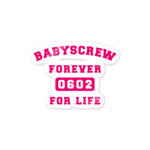 BC forever for life (Pink) Sticker