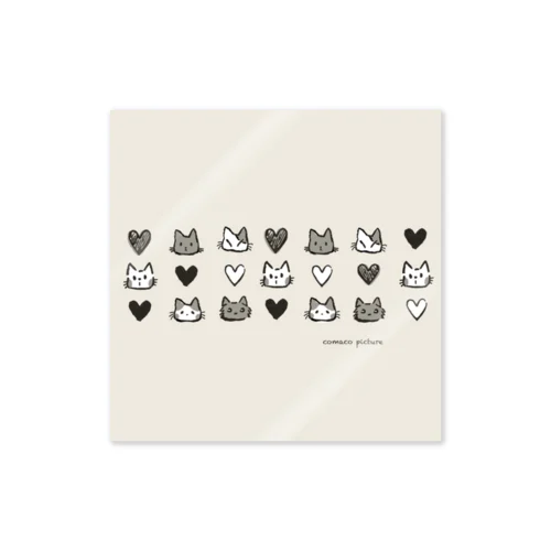 ねこつながり Sticker