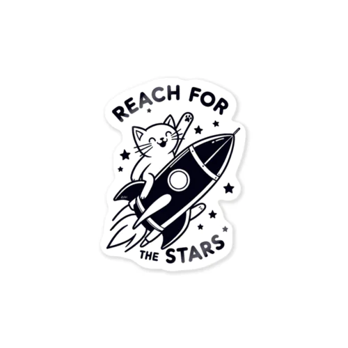 REACH FOR THE STARS ステッカー