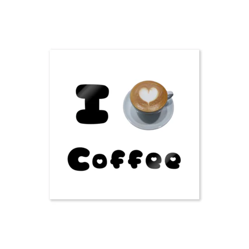 I♡coffee Sticker