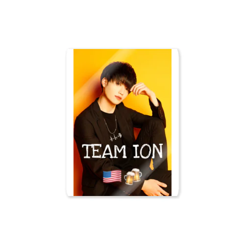 TEAM ION 色付きグッズ Sticker