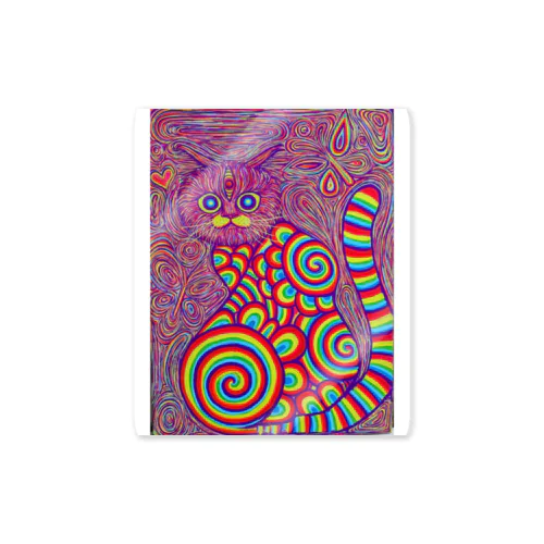 rainbow cat Sticker