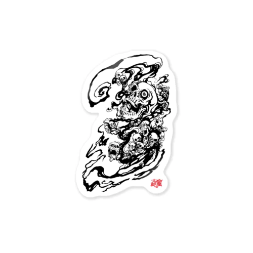 妖怪目競02 Sticker