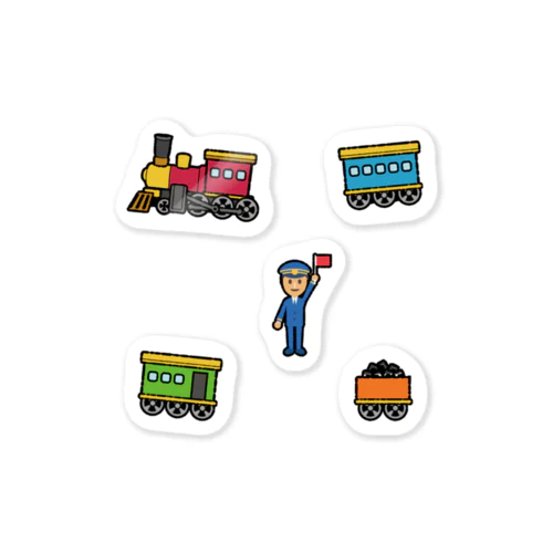 TOKOTON-列車が走るよ！ Sticker