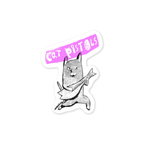 CAT PISTOLS 1 Sticker