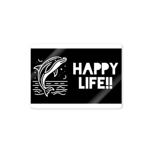 HAPPY LIFE!! Sticker