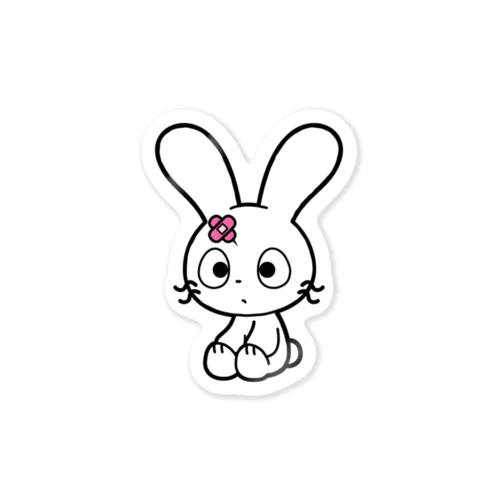 おすわりうっかちゃん(無表情) Sticker