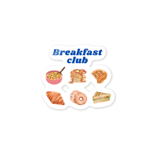 Breakfast club Sticker