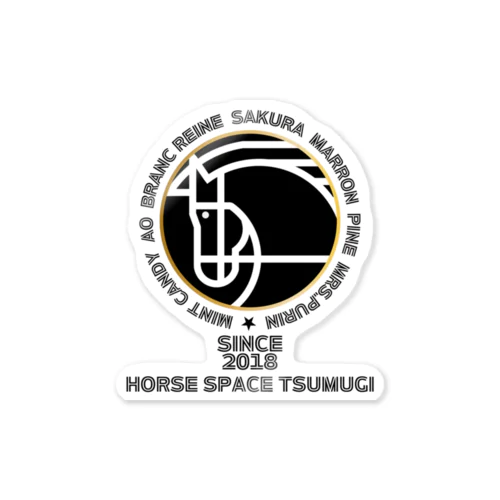 Horse Space紡チャリティグッズ2 ステッカー