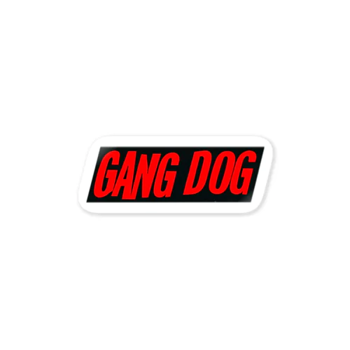 GANGDOG　ロゴ Sticker