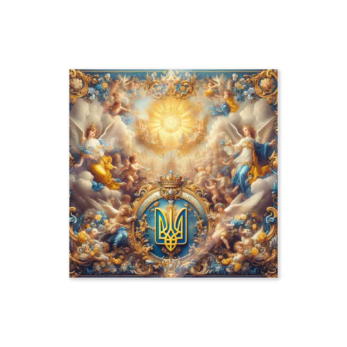 Renaissance ウクライナ　天使　天国🔱🇺🇦 ステッカー