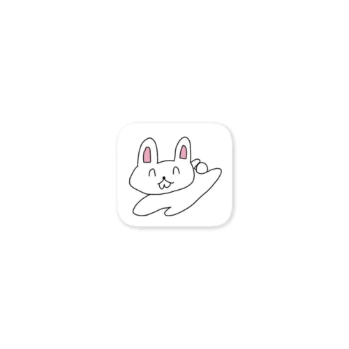 ゆかいなうさぎ Sticker