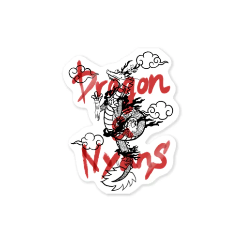 Dragon & Nyans Sticker