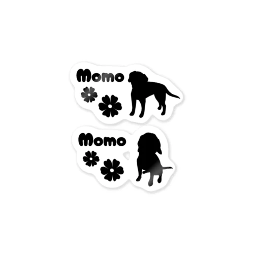 Momoステッカー2 Sticker