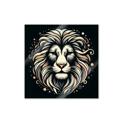 百獣の王ライオン Sticker