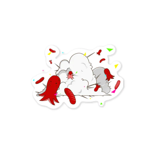 ばくさんウインナー Sticker