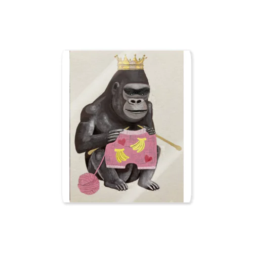 GORILLA　CHAMPION Sticker