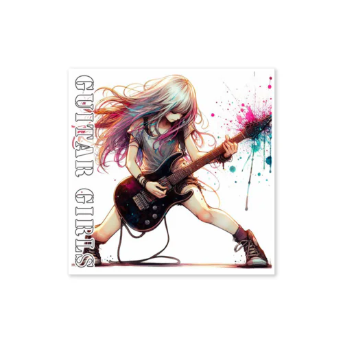  GUITAR GIRLS 10 ステッカー