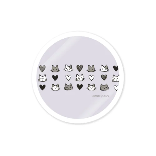 ねこつながり Sticker