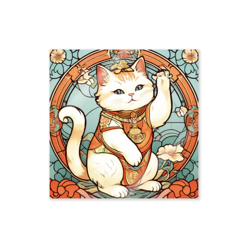 集客用子招き猫 Sticker