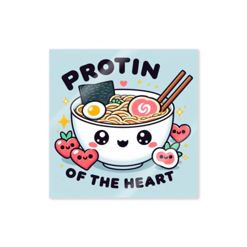 ラーメンは心のプロテイン Sticker