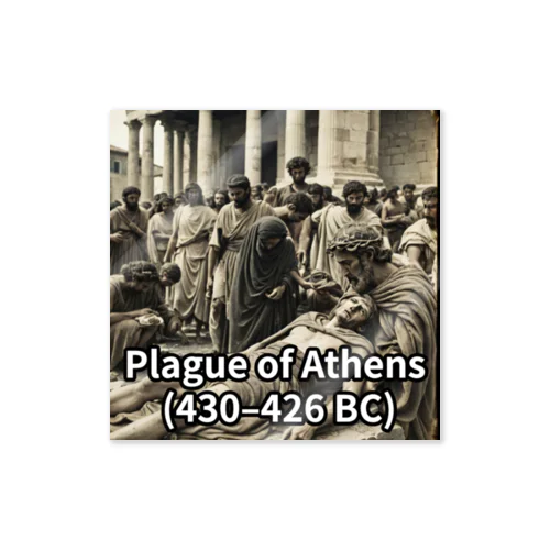 Plague of Athens (430–426 BC) Sticker