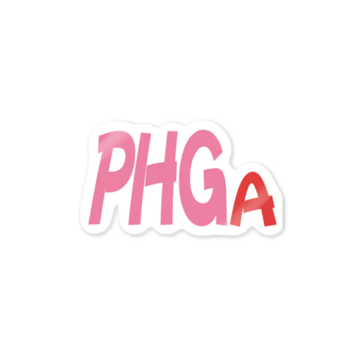 PHGA(ピンクver) ステッカー