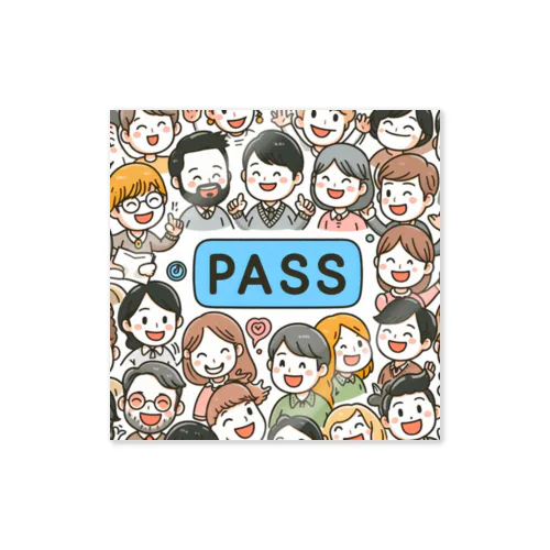 合格PASSED Sticker