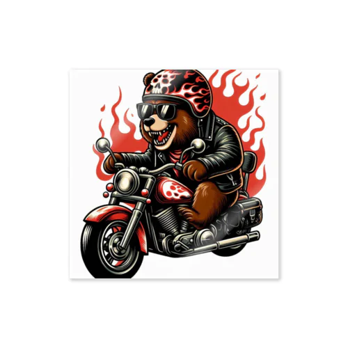 Kuma.Biker ステッカー